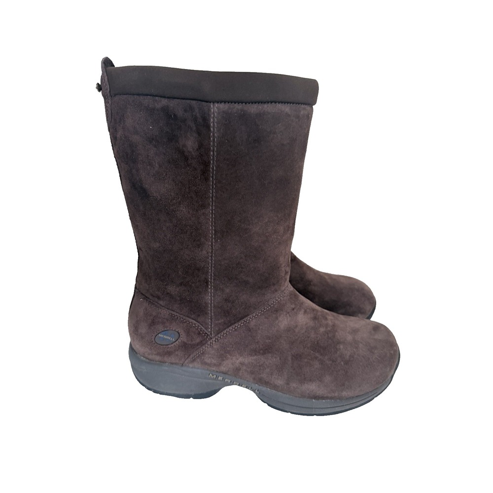 Merrell Primo Chill Massif Suede Boots Women's 8 Chocolate Brown Performance
